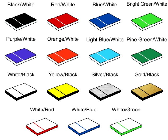 Plastic Material Colors