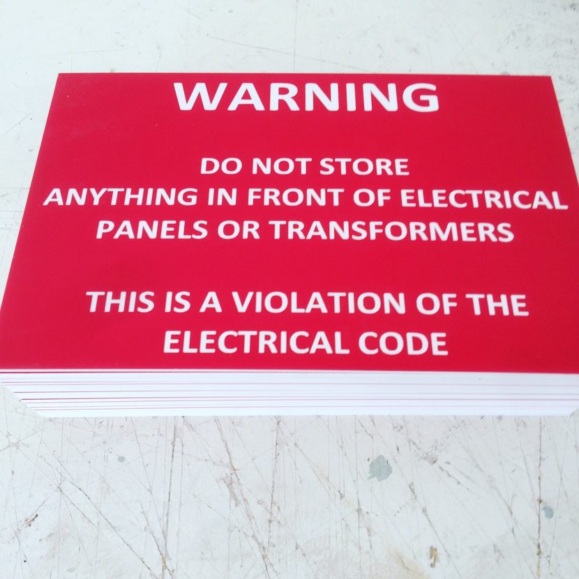 Lamacoid Labels Custom Plastic and Metal Lamacoid Tags