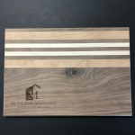 Custom Engraving - Wood Cutting Board Walnut and Maple