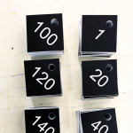 Lamacoids - Numbered Square Valve Tags